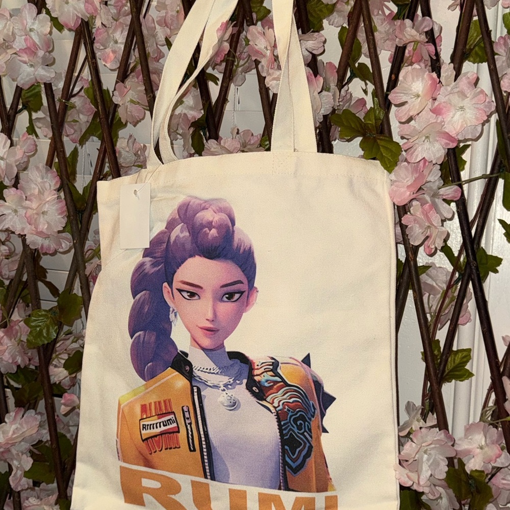 K-pop demon hunter tote bag